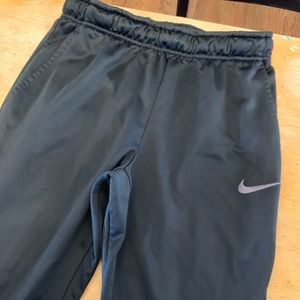 Men’s black Nike athletic pants, size small. Dri-fit.